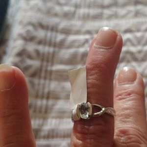 Genuine topaz ring